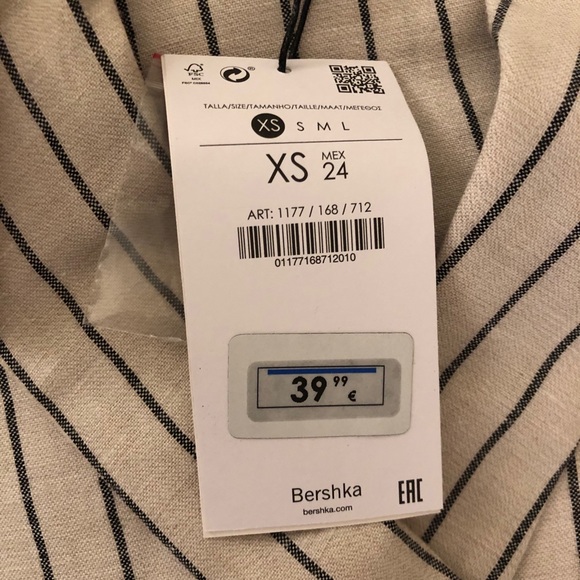 Bershka stripe blazer dress XS - Picture 2 of 3